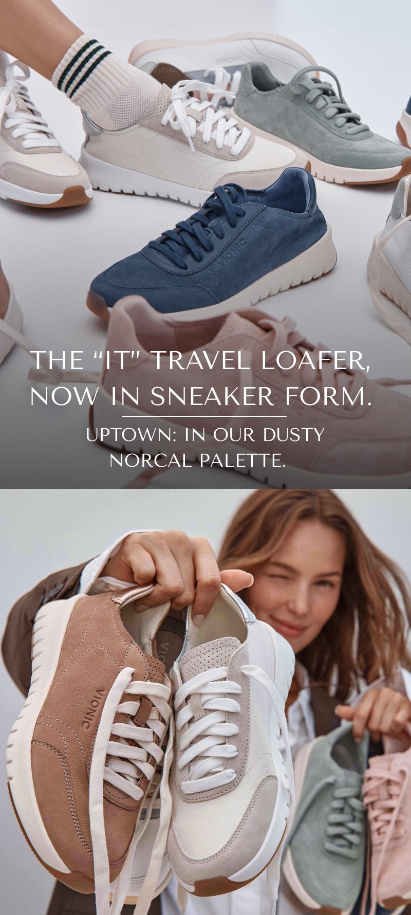 The "IT" Loafer, Now In Sneaker Form. Uptown: In Our Dusty Norcal Palette.
