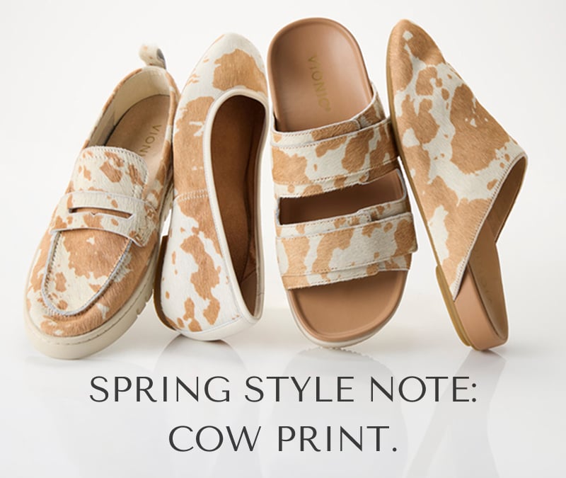 Spring Style Note: Cow Print.